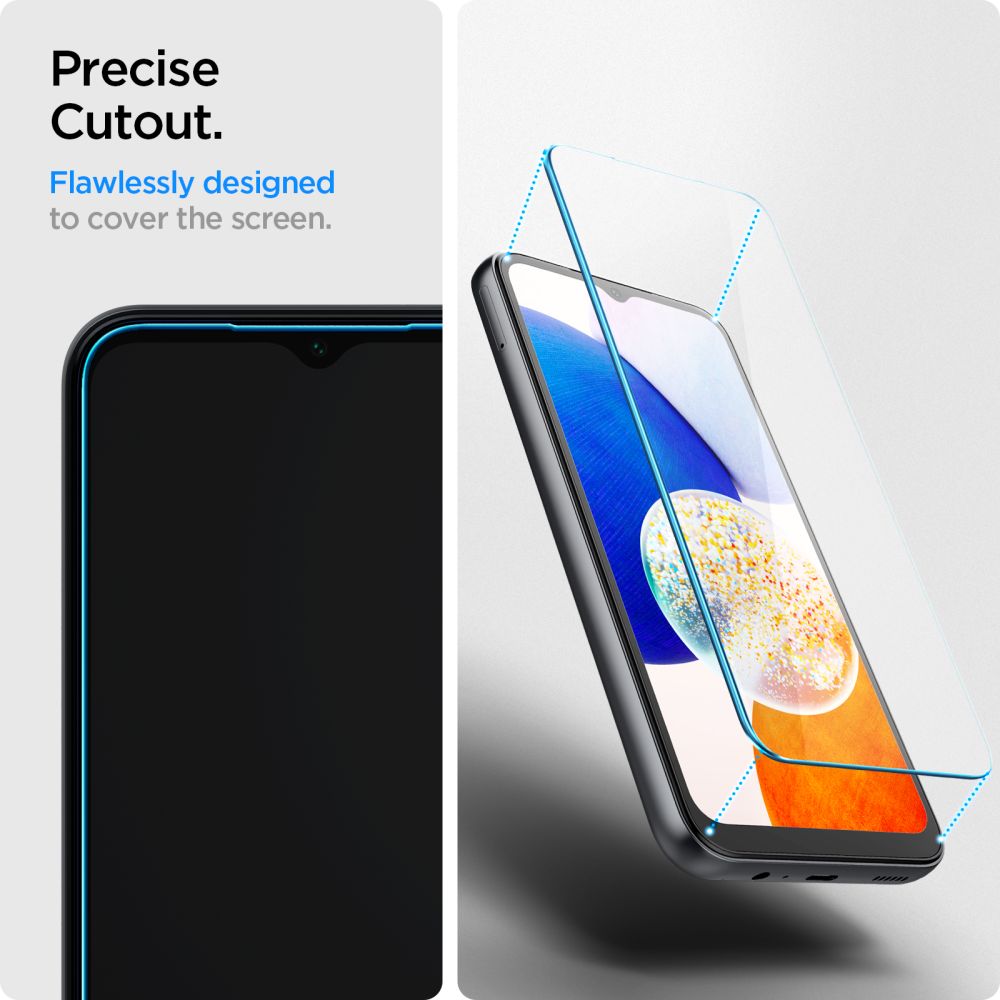 TVRDENÉ SKLO SPIGEN GLAS.TR SLIM 2-PACK GALAXY A15 4G / 5G / A25 5G CLEAR