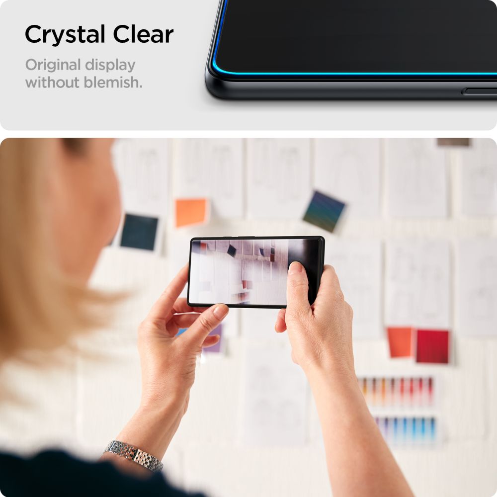 TVRDENÉ SKLO SPIGEN GLAS.TR SLIM 2-PACK GALAXY A15 4G / 5G / A25 5G CLEAR