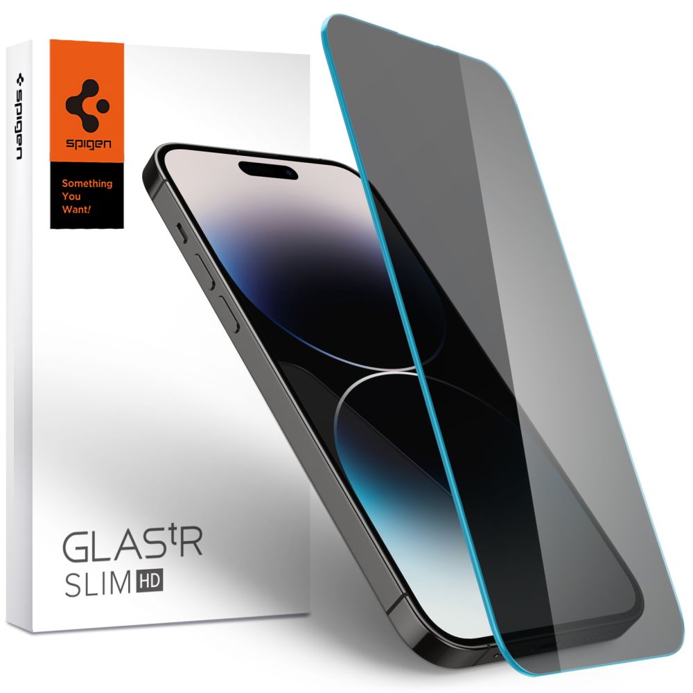 TVRDENÉ SKLO  SPIGEN GLAS.TR SLIM IPHONE 14 PRO MAX PRIVACY
