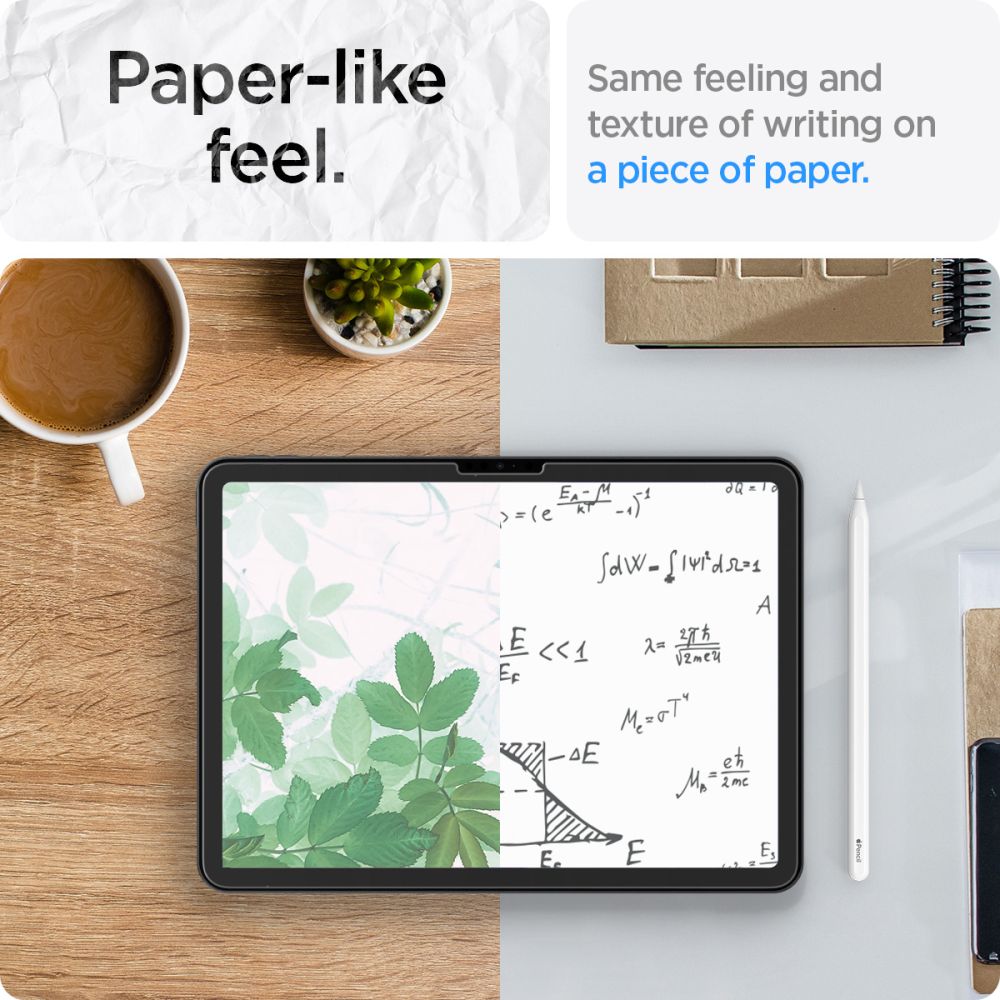 TVRDENÉ SKLO PRE IPAD AIR 11 6 / 2024 SPIGEN PAPER TOUCH MATTE CLEAR