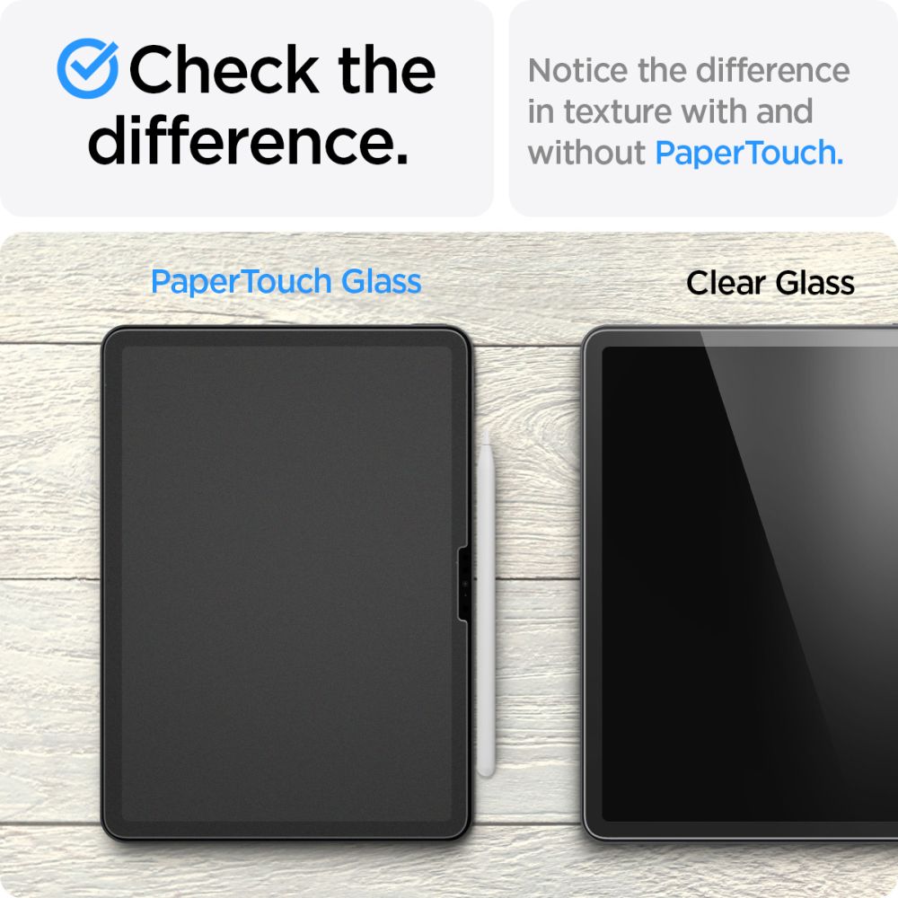 TVRDENÉ SKLO PRE IPAD AIR 11 6 / 2024 SPIGEN PAPER TOUCH MATTE CLEAR