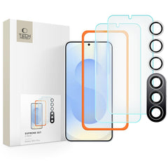 TVRDENÉ SKLO TECH-PROTECT SUPREME SET 3-PACK GALAXY S25+ PLUS CLEAR