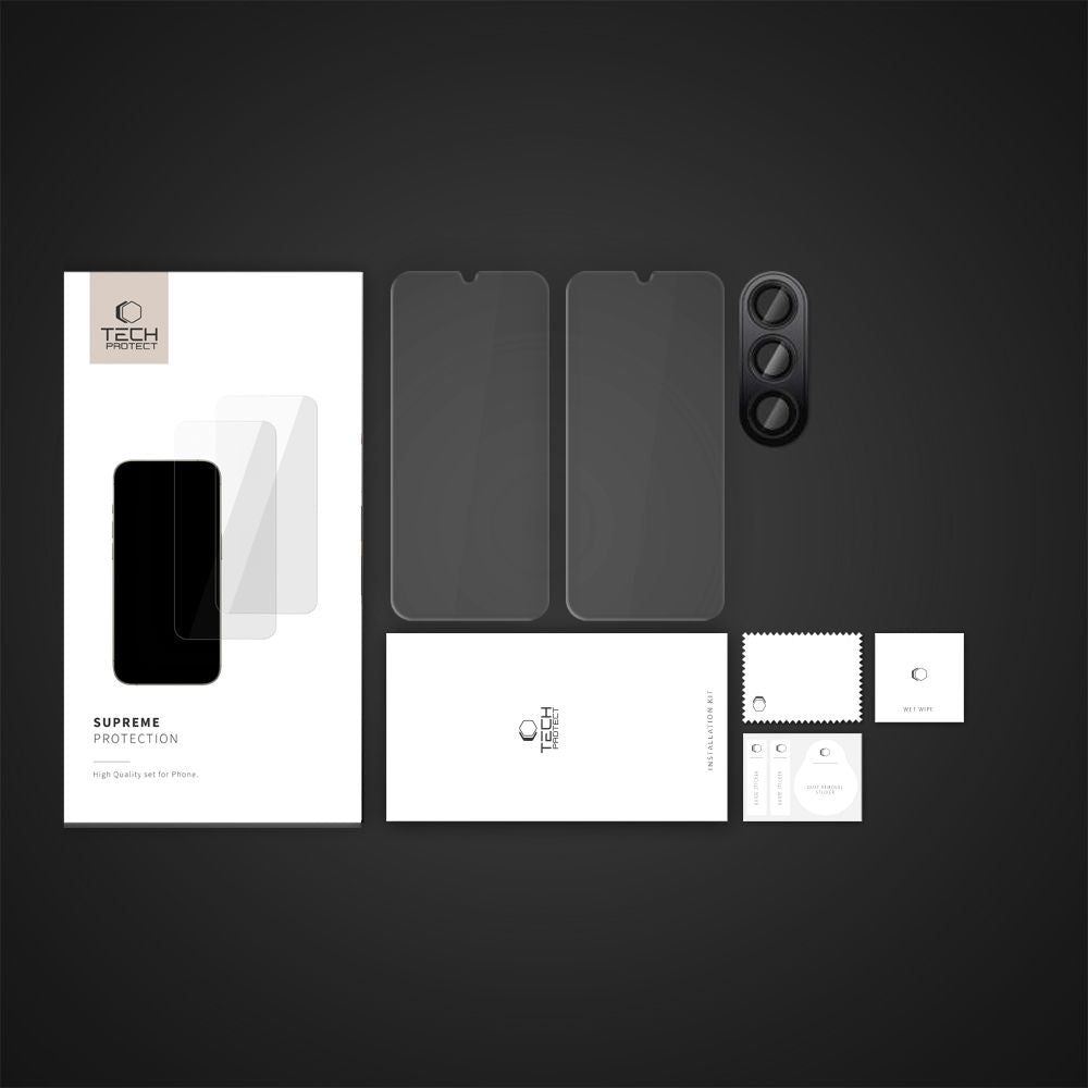TVRDENÉ SKLO TECH-PROTECT SUPREME SET GALAXY A16 4G / 5G CLEAR