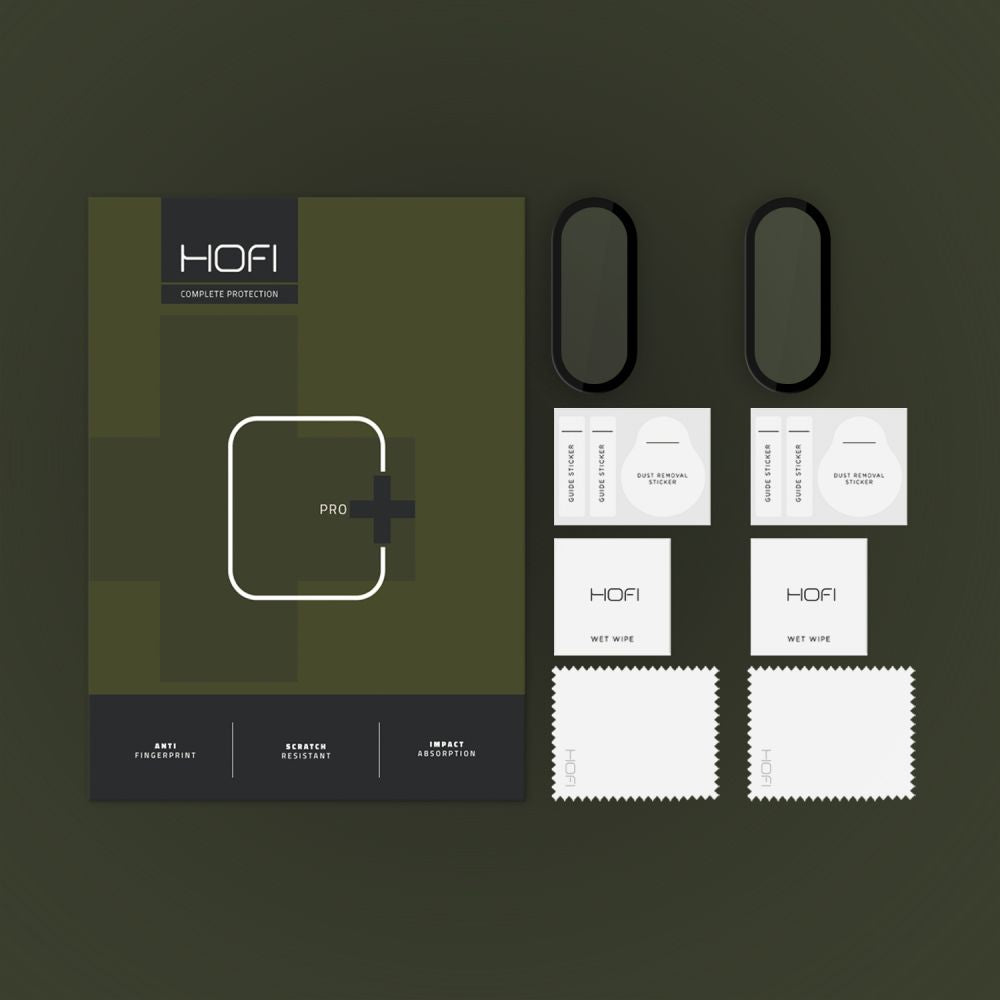 TVRDENÉ SKLO HOFI HYBRID PRO+ 2-PACK XIAOMI SMART BAND 9 / 9 NFC BLACK