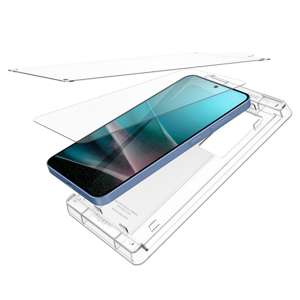 TVRDENÉ SKLO SPIGEN ELITE SHIELD ”EZ FIT” HD GALAXY S25 CLEAR