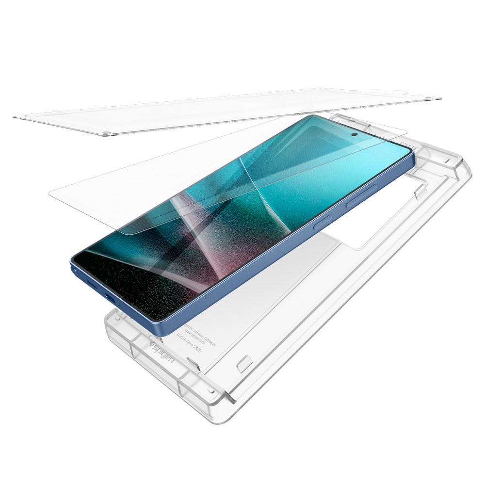 TVRDENÉ SKLO SPIGEN ELITE SHIELD ”EZ FIT” HD GALAXY S25 ULTRA CLEAR