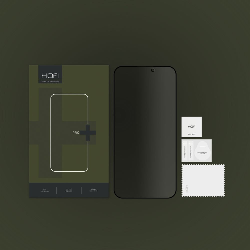 ANTI-SPY TVRDENÉ SKLO  HOFI ANTI SPY GLASS PRO+ IPHONE 15 PRO MAX PRIVACY
