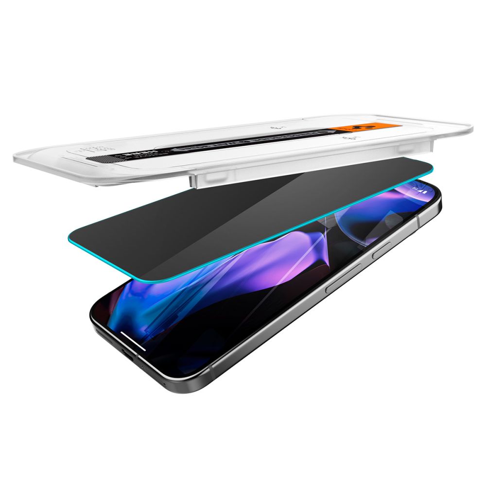 TVRDENÉ SKLO SPIGEN GLAS.TR ”EZ FIT” 2-PACK GOOGLE PIXEL 9 PRO XL PRIVACY