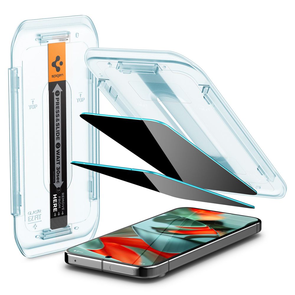 TVRDENÉ SKLO SPIGEN GLAS.TR ”EZ FIT” 2-PACK GOOGLE PIXEL 9 PRO XL PRIVACY