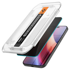 TVRDENÉ SKLO SPIGEN GLAS.TR ”EZ FIT” 2-PACK IPHONE 16 PRO MAX PRIVACY