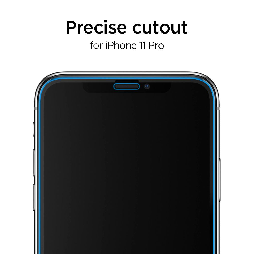 TVRDENÉ SKLO SPIGEN ALM GLASS FC IPHONE 11 PRO MAX BLACK