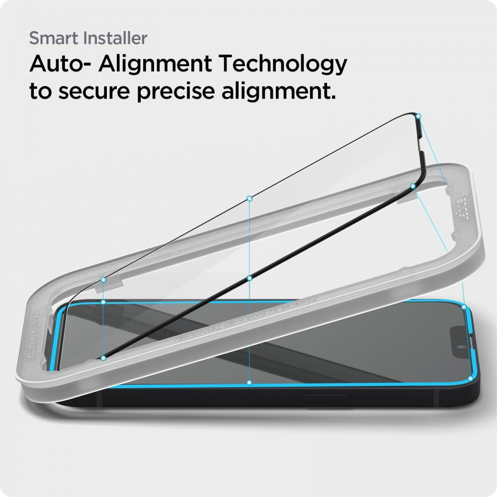 TVRDENÉ SKLO  SPIGEN ALM GLASS FC IPHONE 13 / 13 PRO / 14 / 16E