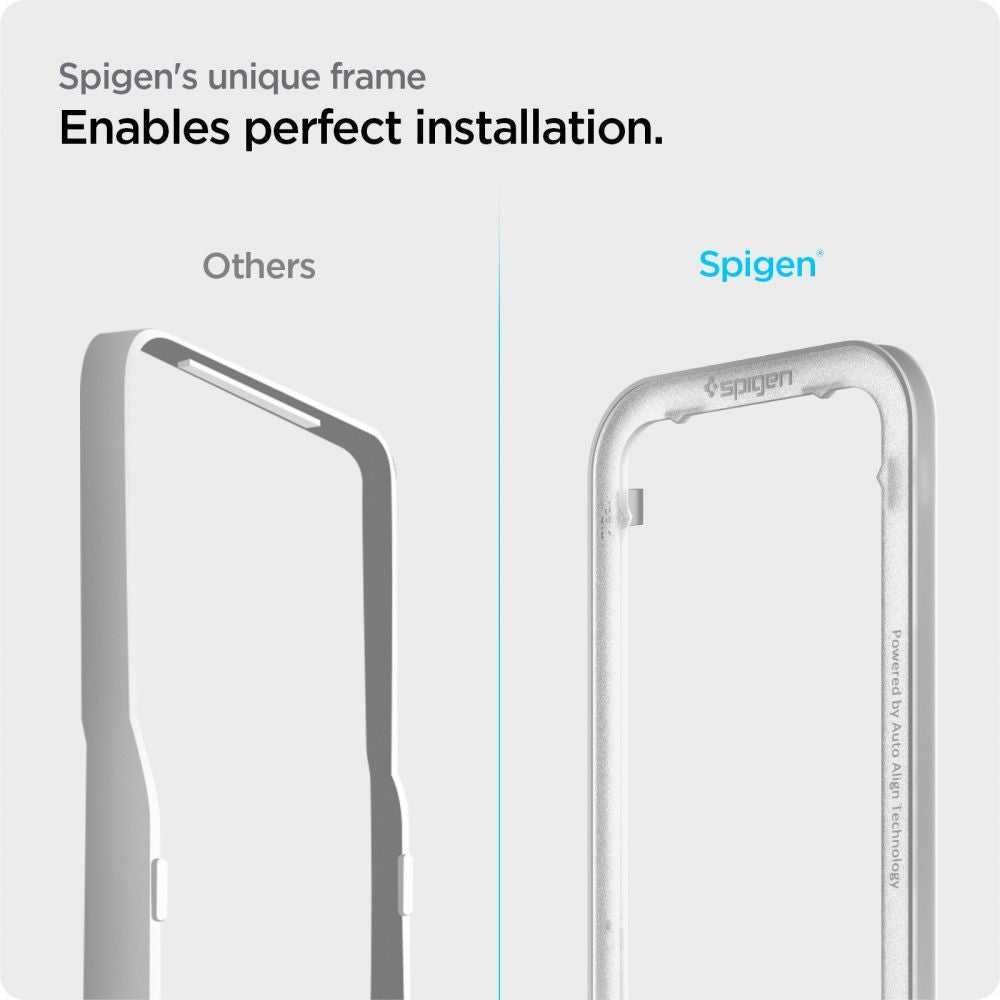TVRDENÉ SKLO  SPIGEN ALM GLASS FC IPHONE 13 / 13 PRO / 14 / 16E