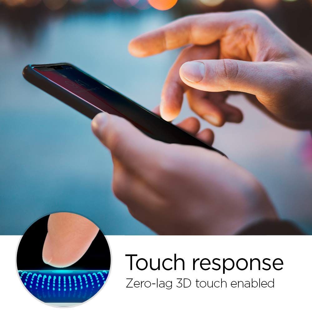 TVRDENÉ SKLO SPIGEN ALM GLASS.TR IPHONE 11 PRIVACY