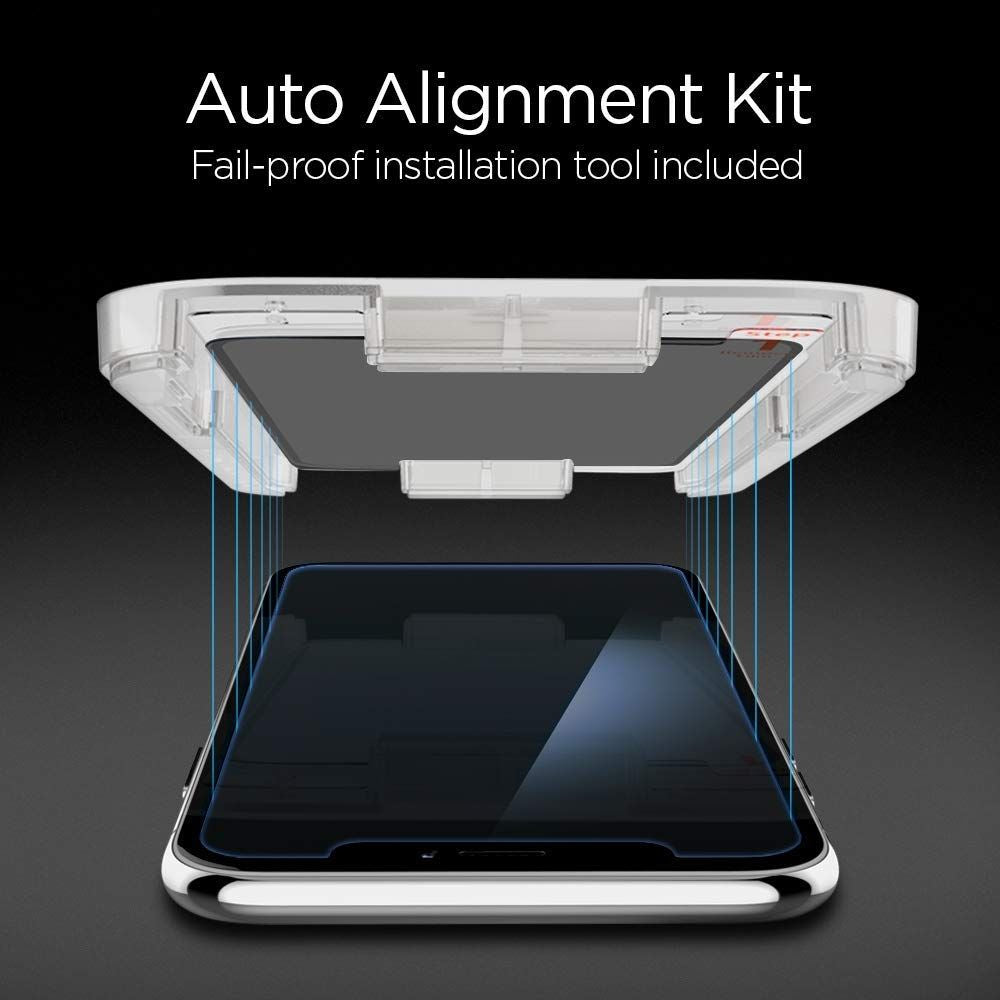 TVRDENÉ SKLO SPIGEN ALM GLASS.TR IPHONE 11 PRIVACY