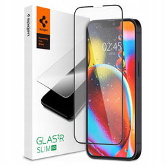 TVRDENÉ SKLO  SPIGEN GLASS FC IPHONE 13 / 13 PRO BLACK
