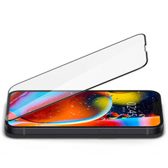 TVRDENÉ SKLO  SPIGEN GLASS FC IPHONE 13 MINI BLACK