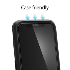 TVRDENÉ SKLO SPIGEN GLASS FC IPHONE X/XS BLACK