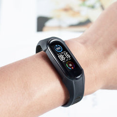 REMIENOK NA XIAOMI MI BAND 5 / 6 / 6 NFC HEYBAND SHIELD BLACK/RED