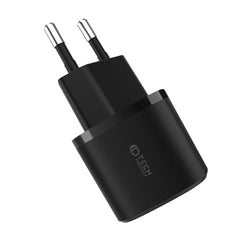 SIEŤOVÁ NABÍJAČKA NA MOBIL A TABLET  TECH-PROTECT C20W MINI 2-PORT NETWORK CHARGER PD20W/QC3.0 BLACK