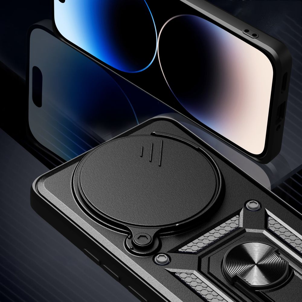 KRYT TECH-PROTECT CAMSHIELD PRO XIAOMI REDMI NOTE 14 PRO 5G / POCO X7 5G MATTE BLACK