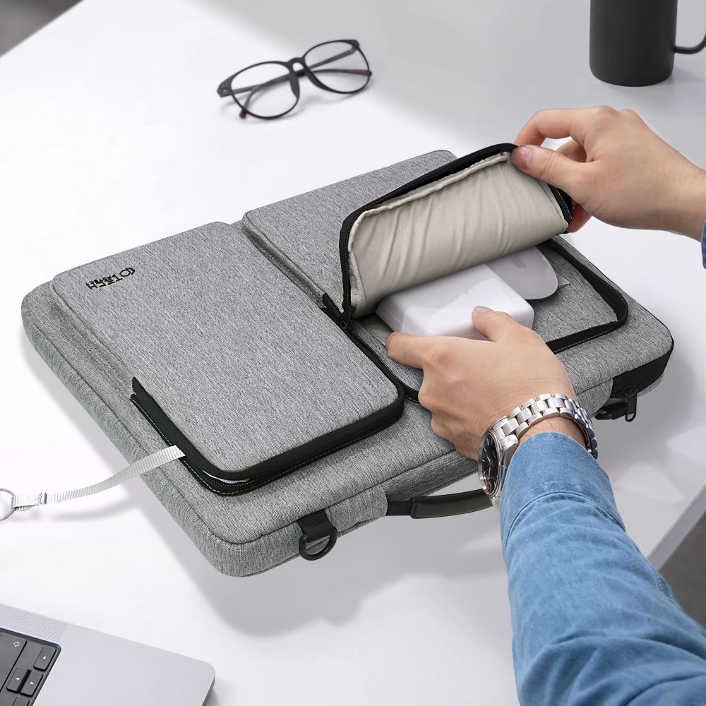 TECH-PROTECT DEFENDER BAG LAPTOP 15-16 CRAYON GREY
