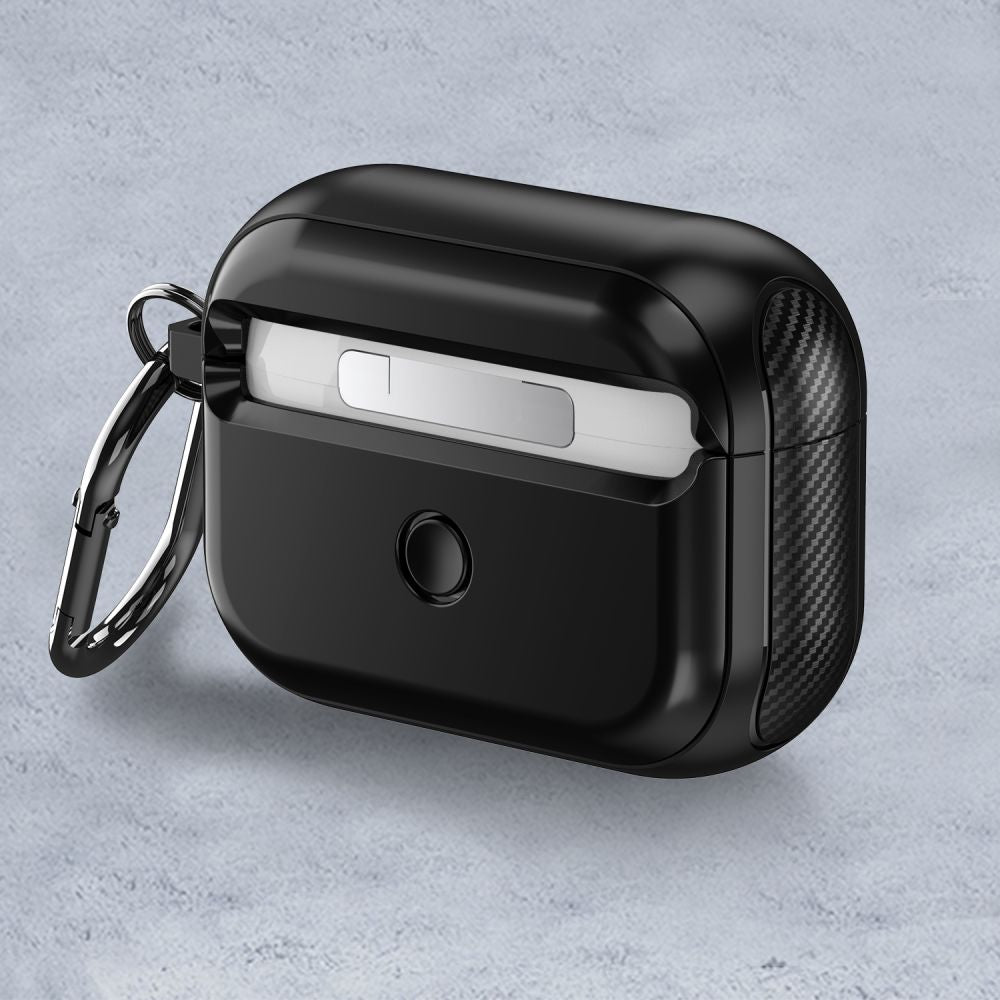 PUZDRO TECH-PROTECT DEFENDER HOOK MAGSAFE APPLE AIRPODS PRO 1 / 2 BLACK