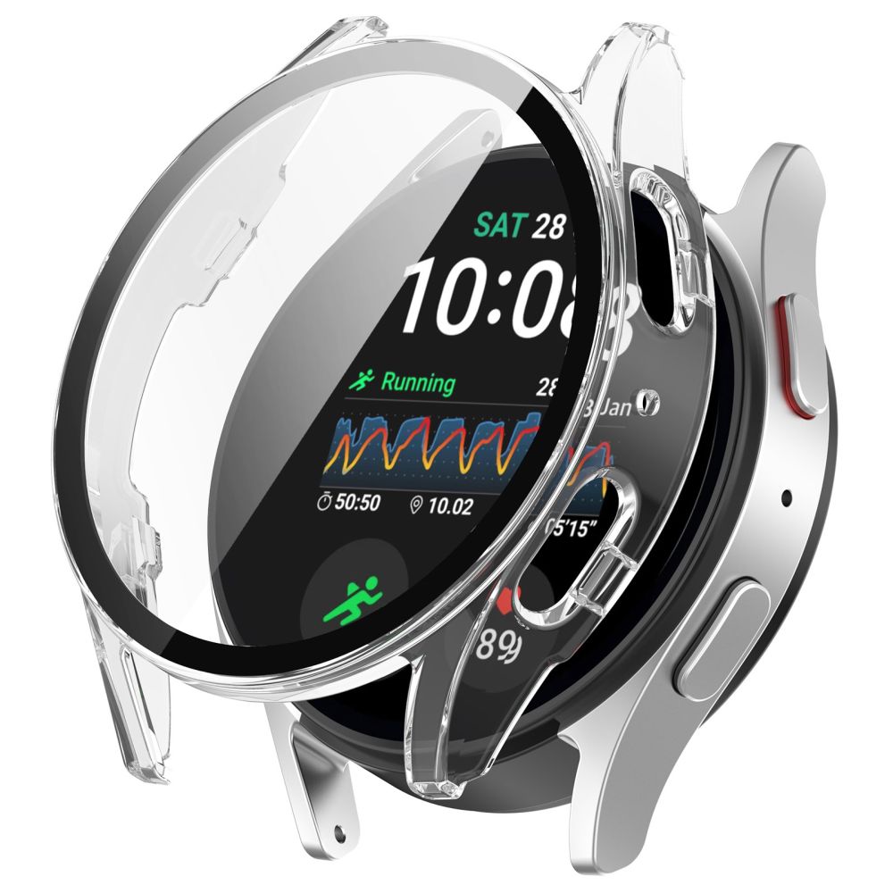 OCHRANNÉ PUZDRO NA SAMSUNG GALAXY WATCH 4 / 5 / FE (40MM) TECH-PROTECT DEFENSE360 CLEAR
