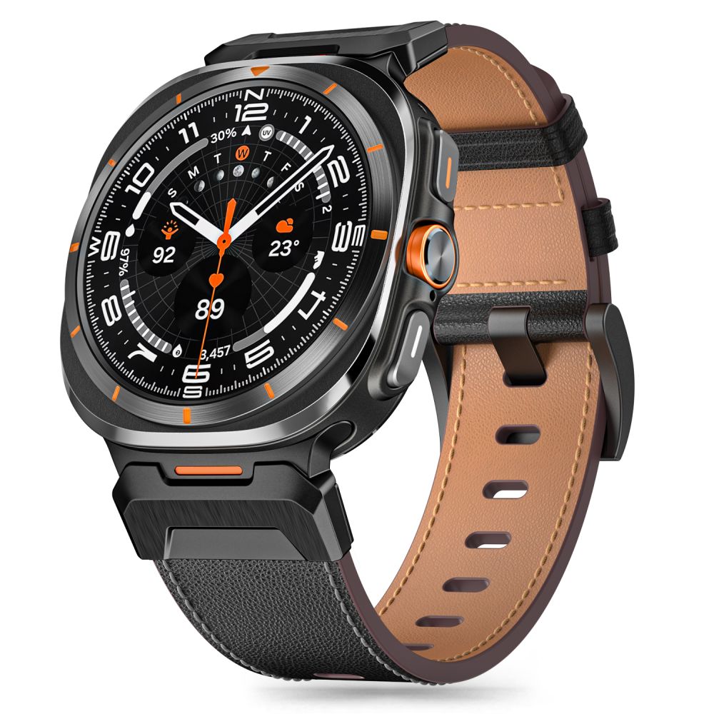 REMIENOK TECH-PROTECT DELTA PRO SAMSUNG GALAXY WATCH ULTRA (47 MM) LEATHER BLACK