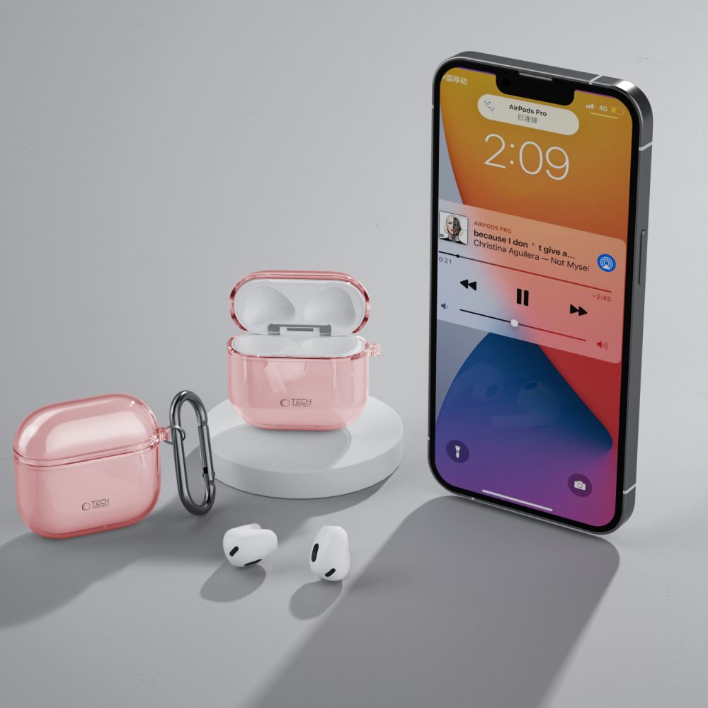 PUZDRO TECH-PROTECT FLEXAIR APPLE AIRPODS 4 BABY PINK