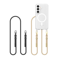 KRYT TECH-PROTECT FLEXAIR CHAIN MAGSAFE GALAXY S25 BLACK & TAUPE