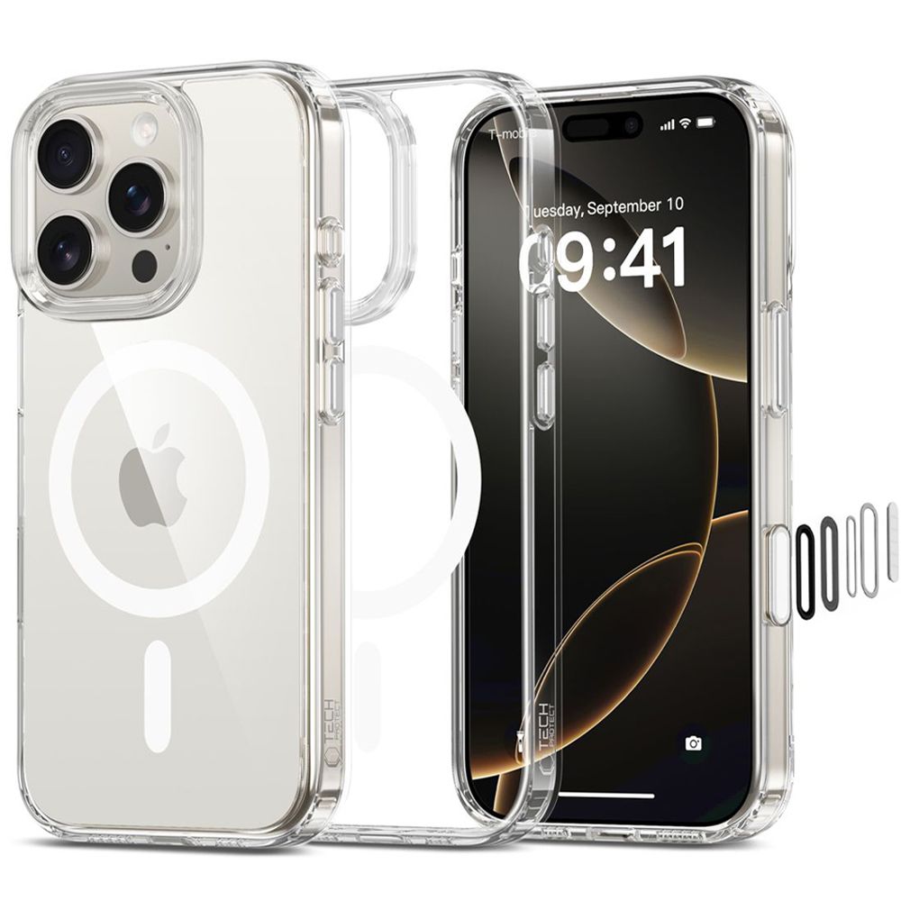 KRYT TECH-PROTECT FLEXAIR HYBRID CC MAGSAFE IPHONE 16 PRO MAX CLEAR