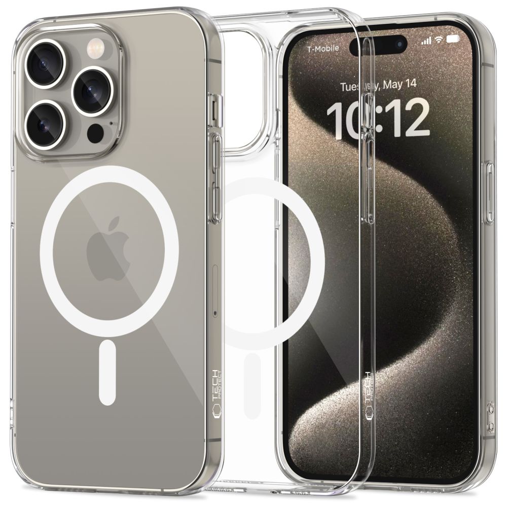 KRYT TECH-PROTECT FLEXAIR MAGSAFE IPHONE 15 PRO MAX CLEAR