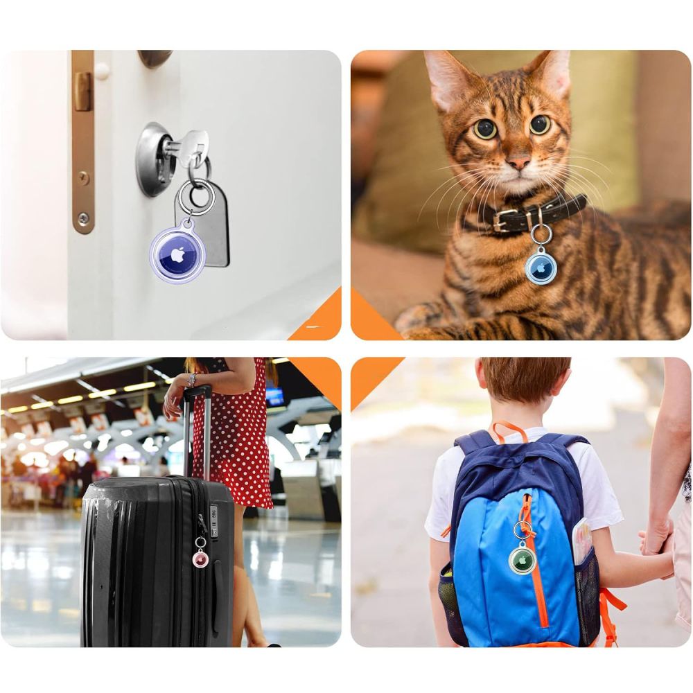 OBAL TECH-PROTECT ICON 4-PACK APPLE AIRTAG CLEAR