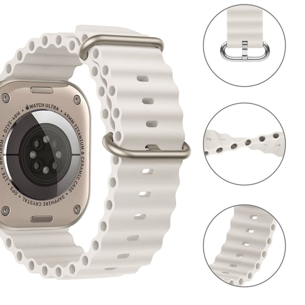 REMIENOK DOOP ICONBAND PRO APPLE WATCH 6 / 7 / 8 / 9 / 10 / SE / ULTRA 1 / 2 (44 / 45 / 46 / 49 MM) BEIGE