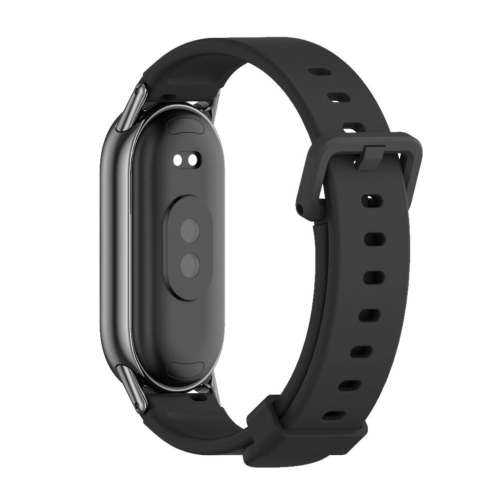 SILIKÓNOVÝ REMIENOK NA XIAOMI MI BAND 8 / 9 / NFC HEYBAND ICON PRO BLACK