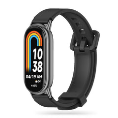 SILIKÓNOVÝ REMIENOK NA XIAOMI MI BAND 8 / 9 / NFC HEYBAND ICON PRO BLACK