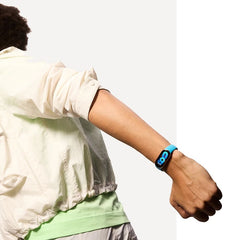 SILIKÓNOVÝ REMIENOK NA XIAOMI MI BAND 8 / 9 / NFC HEYBAND ICON BLACK