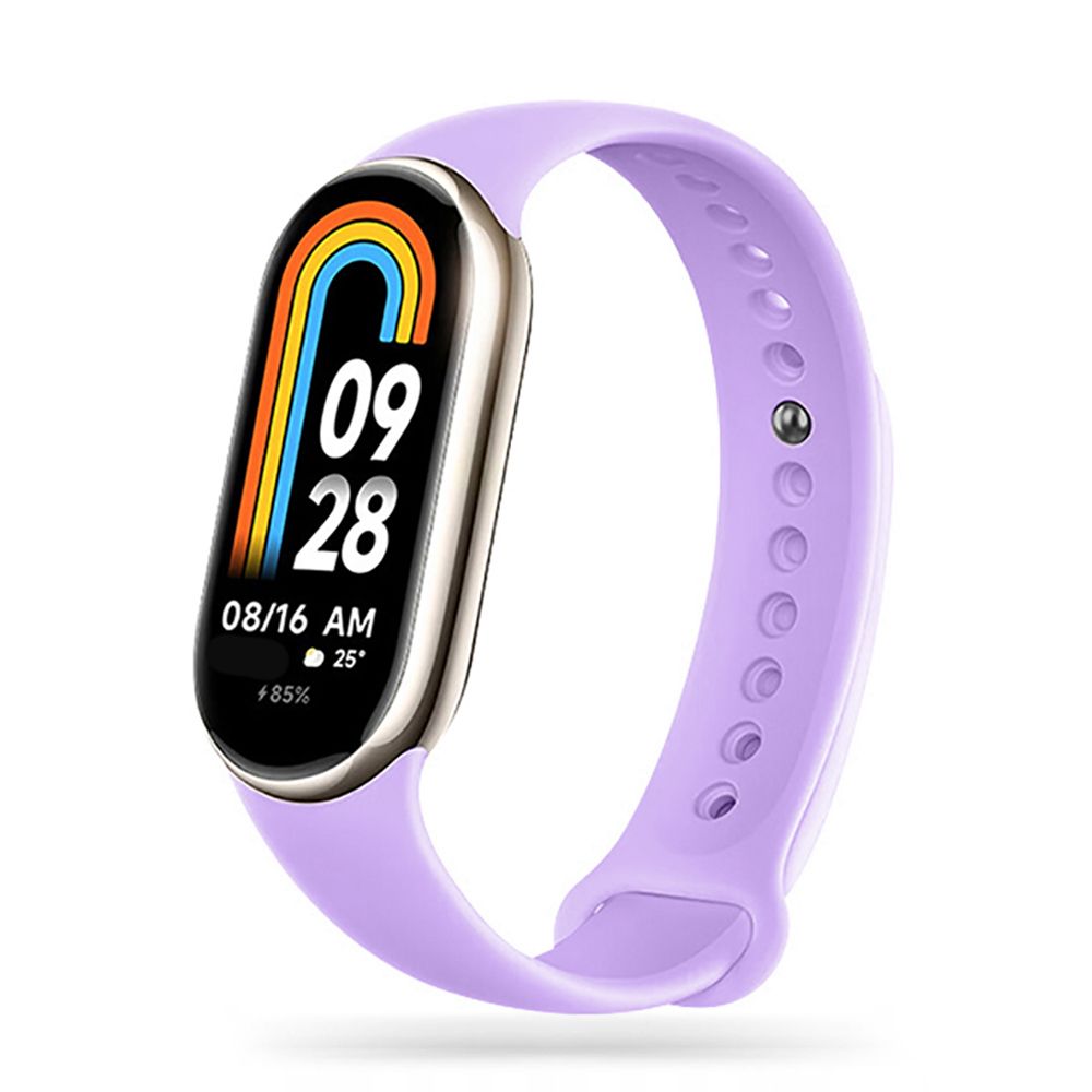 SILIKÓNOVÝ REMIENOK NA XIAOMI MI BAND 8 / 9 / NFC HEYBAND ICON VIOLET