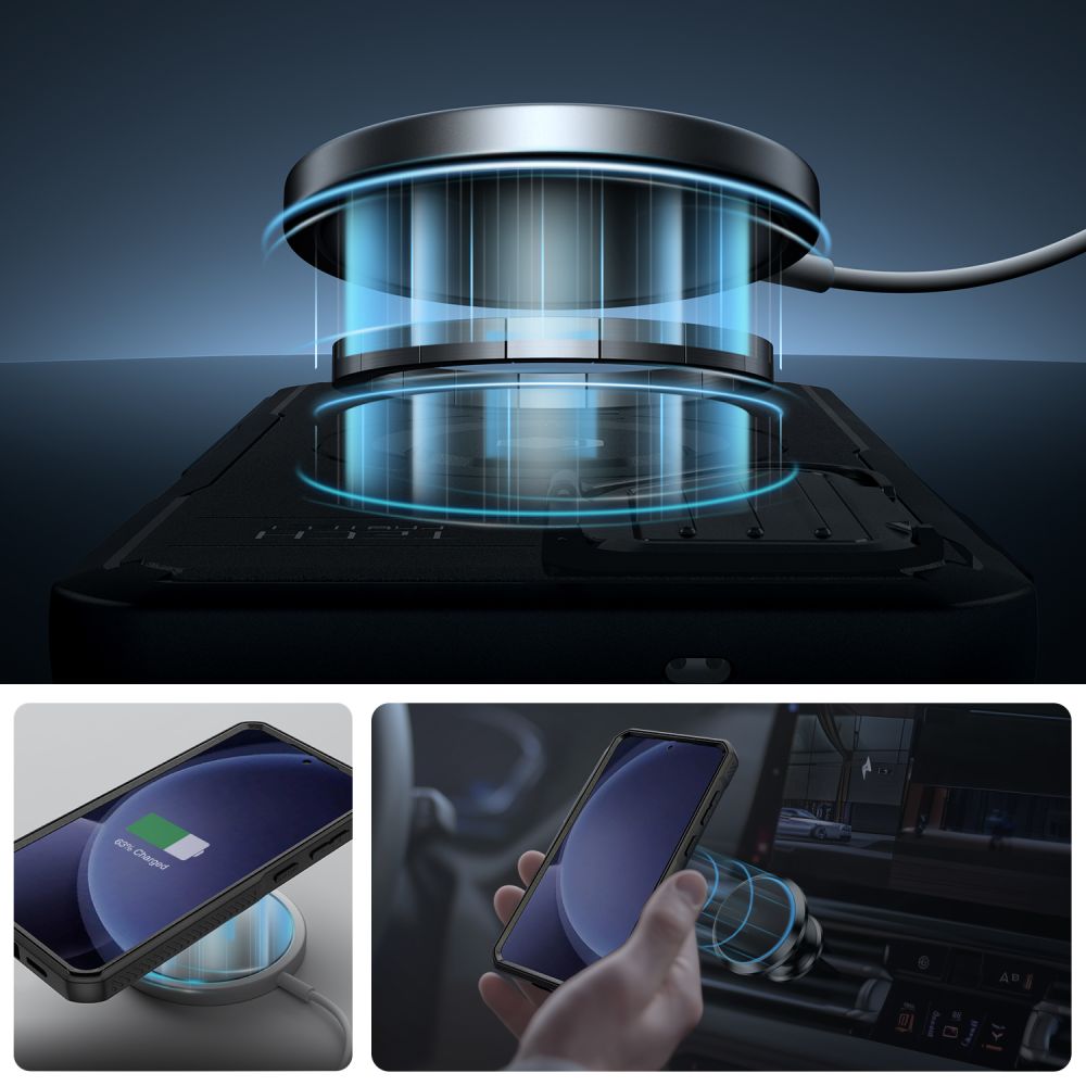 KRYT TECH-PROTECT KEVLAR MAGSAFE+ GALAXY S25+ PLUS BLACK