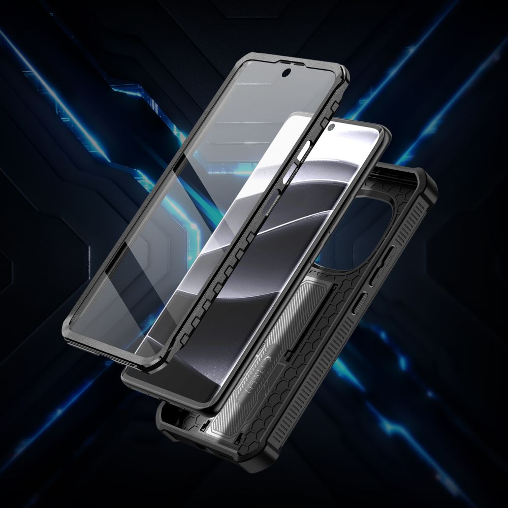 KRYT TECH-PROTECT KEVLAR PRO XIAOMI REDMI NOTE 14 PRO 5G / POCO X7 5G BLACK