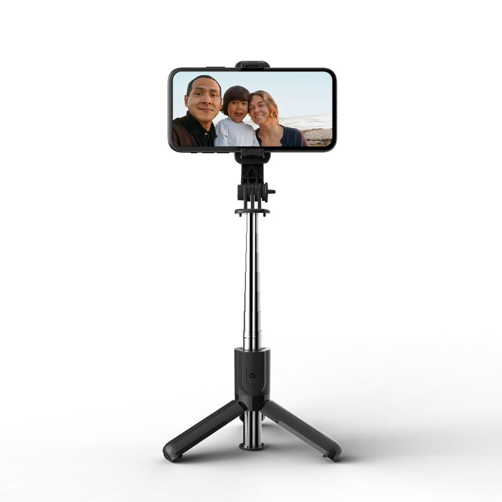 SELFIE TYČ TECH-PROTECT L02S WIRELESS SELFIE STICK TRIPOD BLACK