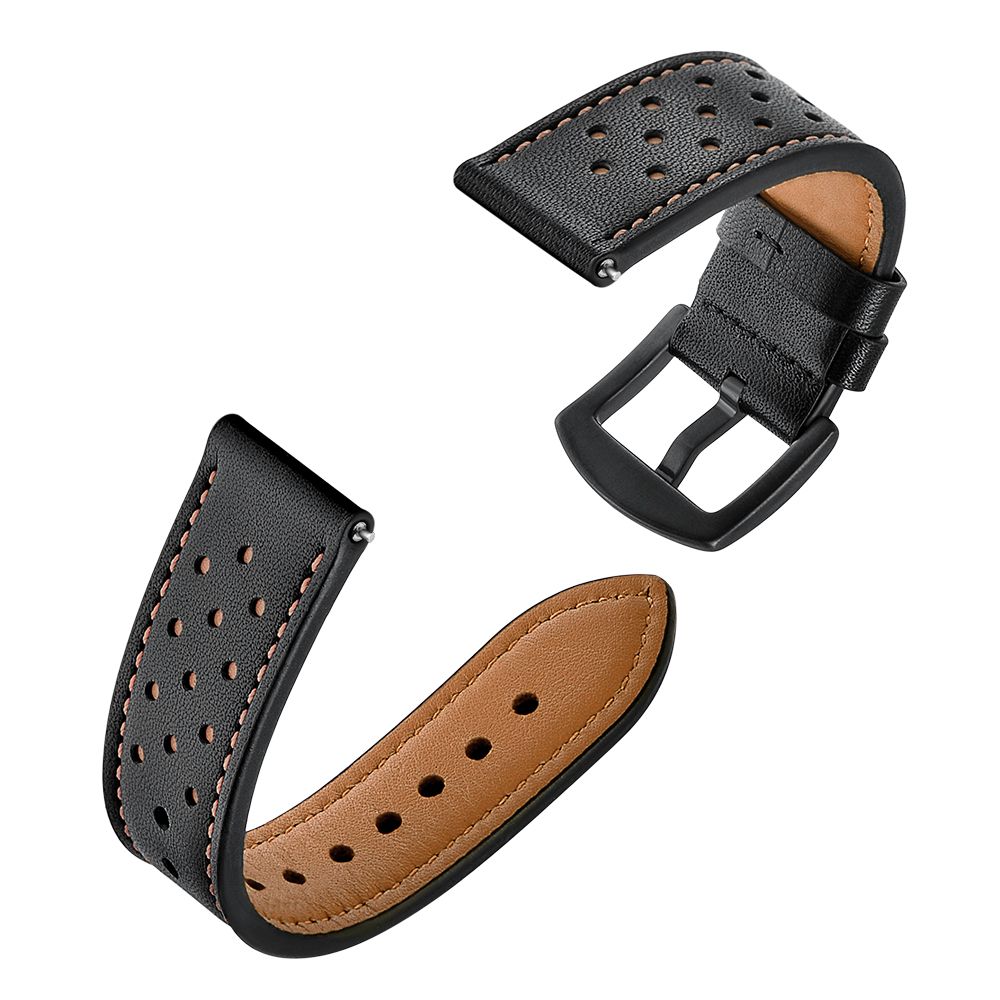 REMIENOK HEYBAND LEATHER SAMSUNG GALAXY WATCH 46MM BLACK