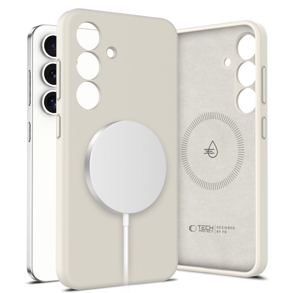 KRYT TECH-PROTECT LIQUID SILICONE MAGSAFE GALAXY S25 COSMIC LATTE