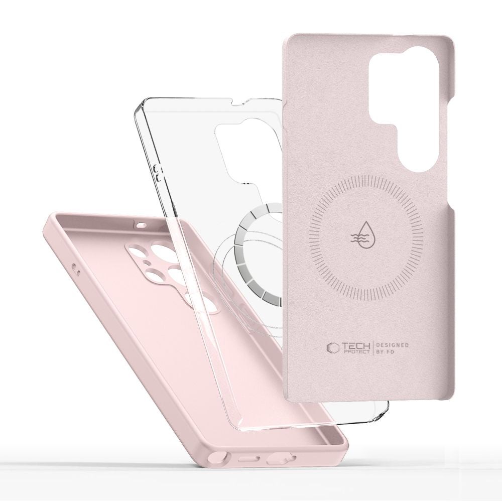 KRYT TECH-PROTECT LIQUID SILICONE MAGSAFE GALAXY S25 ULTRA PINK PEARL