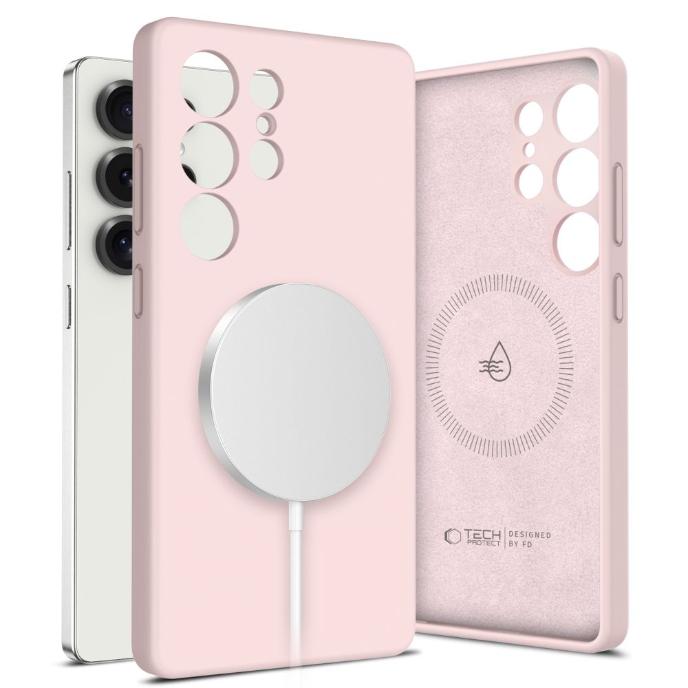 KRYT TECH-PROTECT LIQUID SILICONE MAGSAFE GALAXY S25 ULTRA PINK PEARL