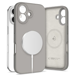 KRYT TECH-PROTECT LIQUID SILICONE MAGSAFE IPHONE 16 STONE GREY