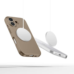 KRYT TECH-PROTECT LIQUID SILICONE MAGSAFE IPHONE 16E CHOCOLATE BROWN