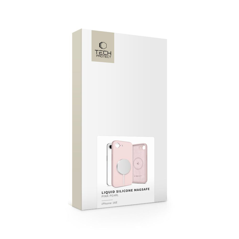 KRYT TECH-PROTECT LIQUID SILICONE MAGSAFE IPHONE 16E PINK PEARL