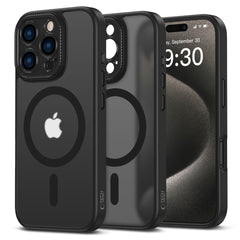 KRYT NA  IPHONE 16 PRO MAX TECH-PROTECT MAGCAM MAGSAFE MATTE BLACK